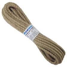 Веревка джутовая д 8мм,10м