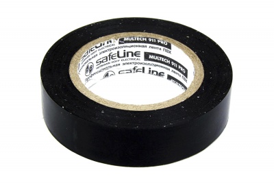 Изолента SAFELINE 19мм*25м черный
