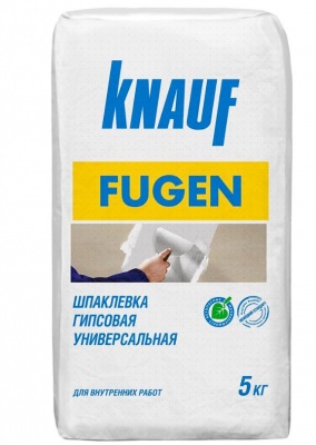 Кнауф Фугенфюллер шпатлевка гипсовая 5 кг. 