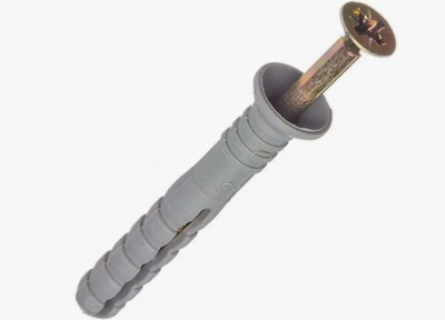 Дюбель-гвоздь 8*60 с потайным бортиком (20шт) фасовка