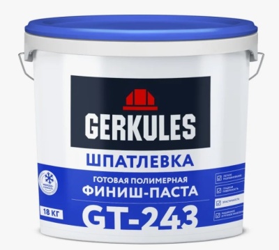 Геркулес шпатлевка полимерная ФИНИШ-ПАСТА GT-243 18кг (Ведро)